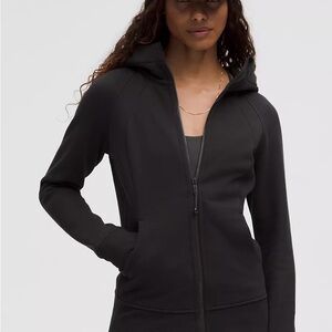 Black Lululemon Athletica scuba hoodie